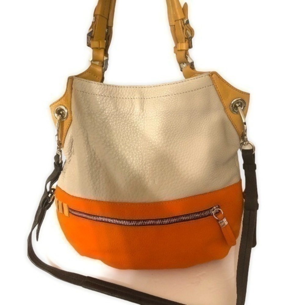 Oryany orange two way tote bag